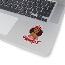 Load image into Gallery viewer, Worthy Black Queen | African American Women Affirmation Sticker
