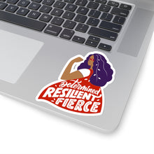 Load image into Gallery viewer, Determined, Resilient, Fierce | Feminist Positivity Stickers
