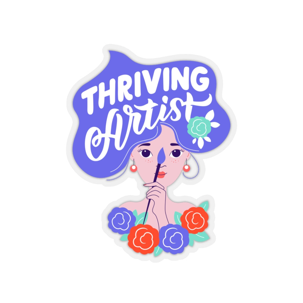 Thriving Artist | Women Artist Positivity Sticker