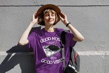 Load image into Gallery viewer, Good Music Comes With Good Vibes - Unisex Jersey Short Sleeve Tee
